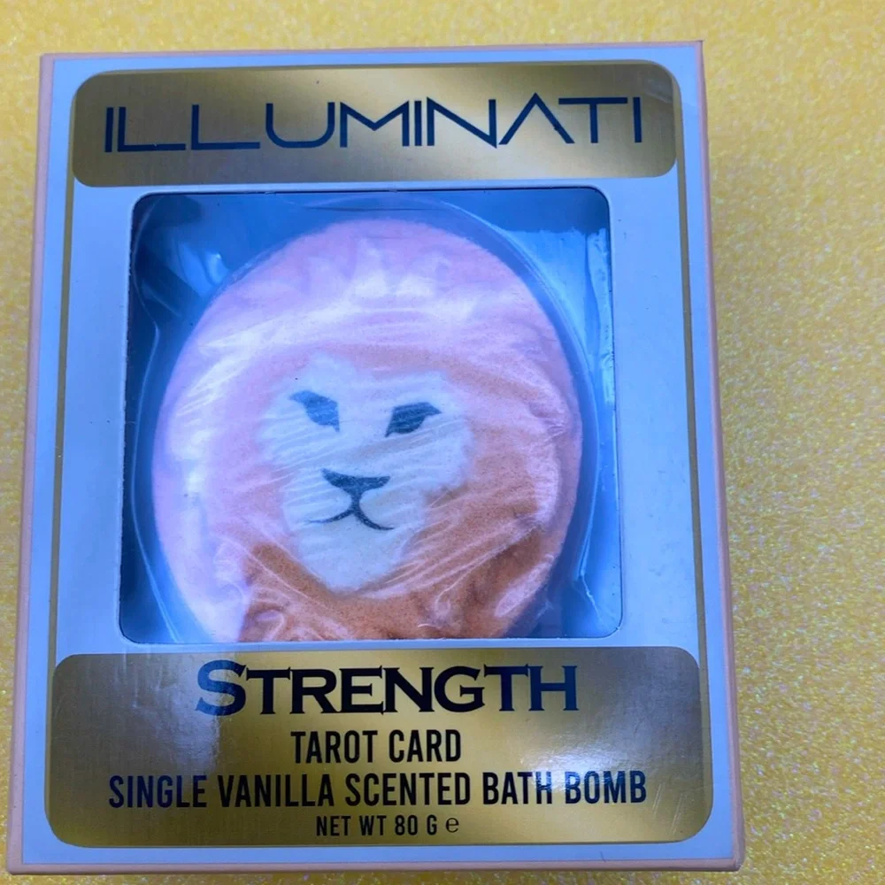 Illuminati Strength Tarot Card Bath Bomb Strength Vanilla Scented